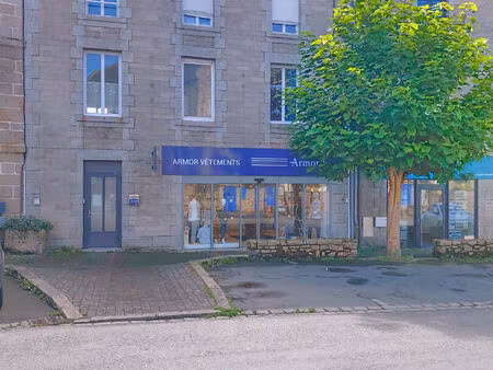 un immeuble avec local commercial et appartement dans le centre de callac (22160)