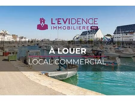 a louer local commercial de 89m2 au pouliguen.possibilité achat des murs
