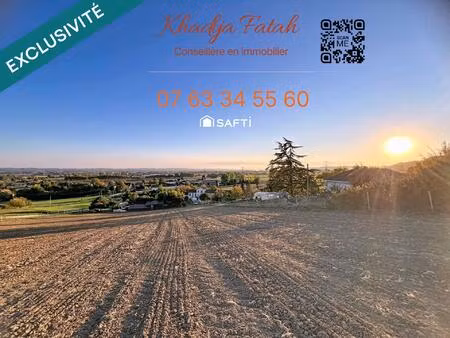 terrain constructible – calme  nature et potentiel