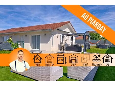 vente maison 5 pièces 111 m² charvieu-chavagneux (38230)