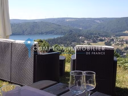 dépt. 07 - a vendre sur les hauteurs du lac d'issarles - villa de 90 m2 - parcelle de...
