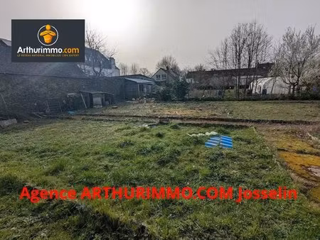 josselin centre terrain constructible 594 m²