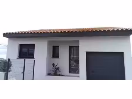 terrain avec maison neuve à vendre