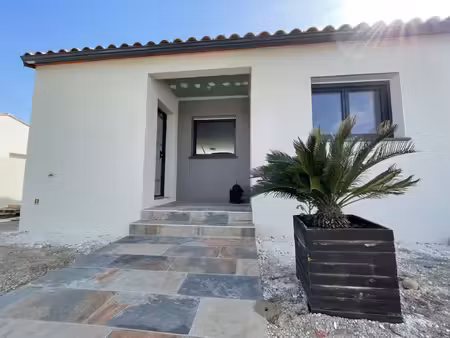 terrain avec maison neuve à vendre