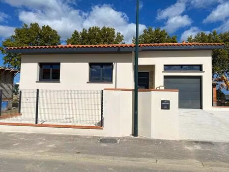 terrain avec maison neuve à vendre