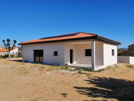 terrain avec maison neuve à vendre