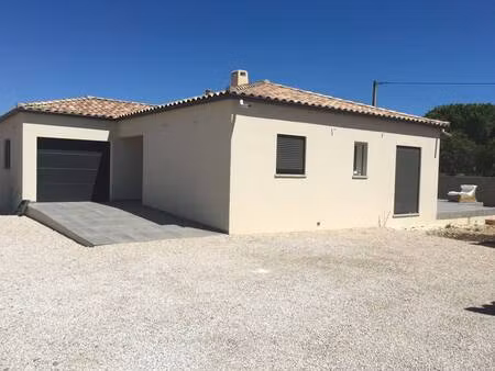 terrain avec maison neuve à vendre