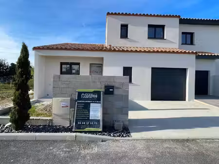terrain avec maison neuve à vendre
