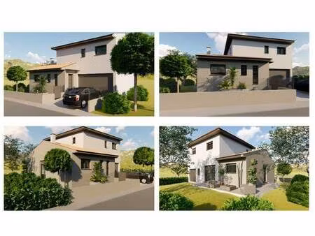 terrain avec maison neuve à vendre