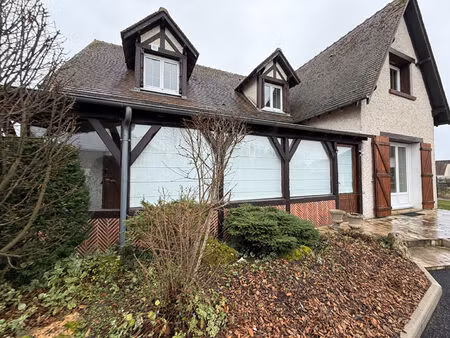 maison individuelle t7 saint jean de braye 178 m2 - -séjour double + véranda - 4 chambres 