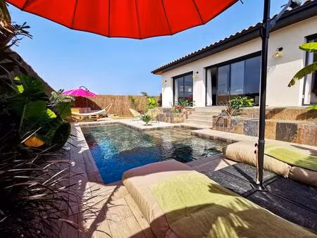 terrain avec maison neuve à vendre