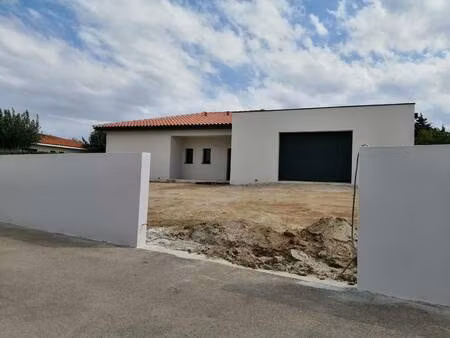 terrain avec maison neuve à vendre