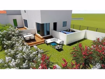 terrain avec maison neuve à vendre