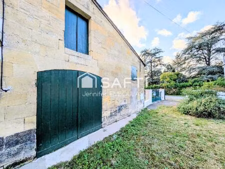 2 garages avec jardin