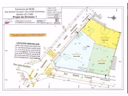 affaire rare ! terrain à bâtir rezé saint-paul