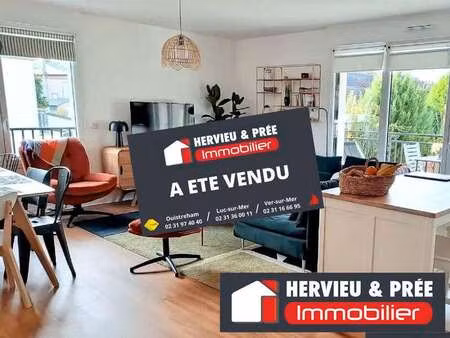 vente appartement 3 pièces à luc-sur-mer (14530) : à vendre 3 pièces / 70m² luc-sur-mer