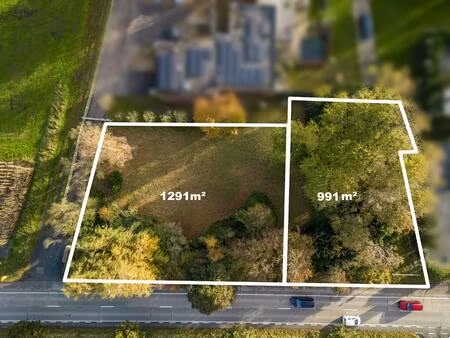 mooi perceel (bouw)grond (1291m²) te koop in menen