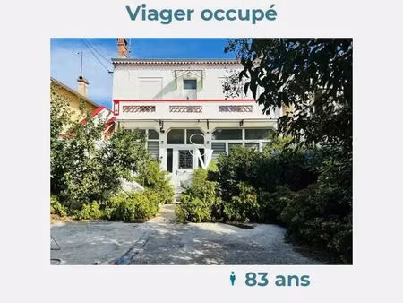 viager occupé - maison t5 de 138 m2 - monsieur 83 ans