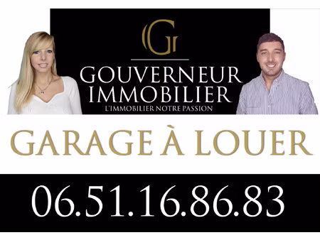 carnon centre-ville garage double à louer