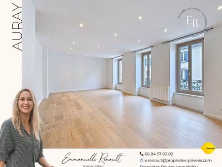 superbe appartement t4  2 chambres  de 123 82m ! hyper centre d'auray