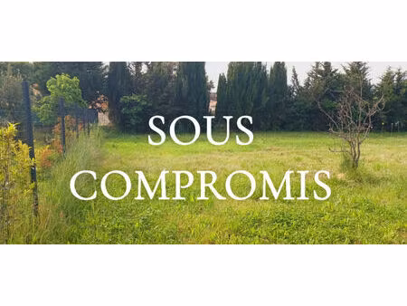 vente terrain 400 m² guzargues (34820)