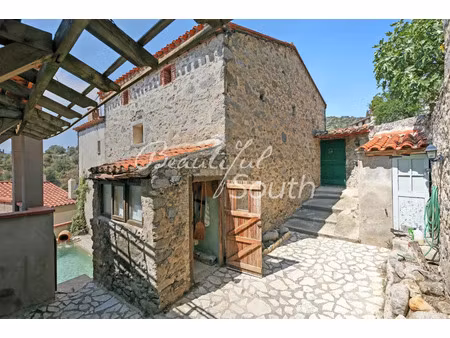 vente maison de village 4 pièces 105m2 eus 66500 - 259000 € - surface privée