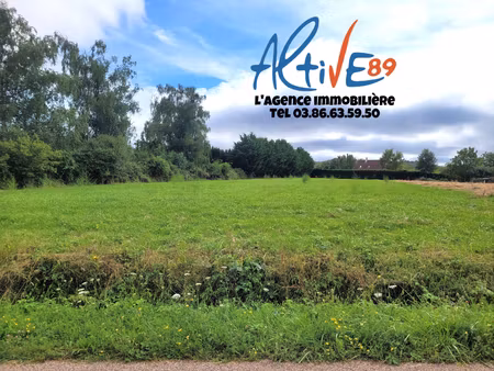 terrain constructible dans hameau de diges 3530 m2 à 17km dauxerre et proche de toucy