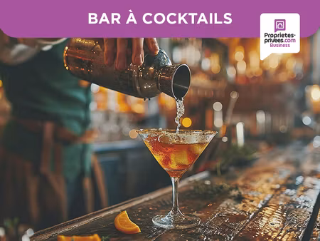 secteur plaisir - fonds de commerce bar à cocktail  terrasse