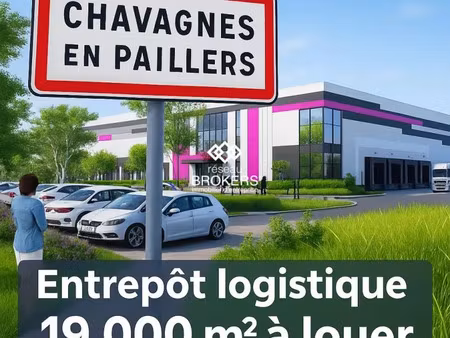 entrepôt logistique à louer 19 018 m²