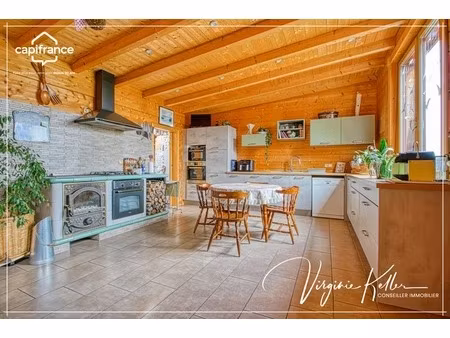 maison de ville 6p de 123m² habitables à vendre en viager occupé à waldhambach (67) sur un