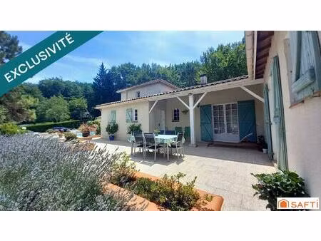 maison 165m2  3/4 chambres  piscine  garage  terrain 6033m2