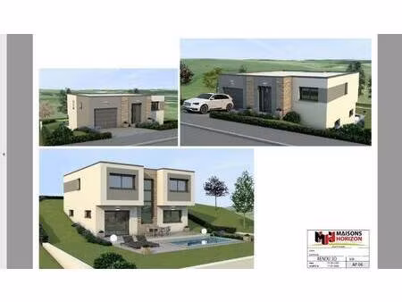 terrain avec maison neuve à vendre