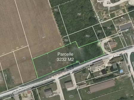 terrain à vendre saint benoist sur vanne 3232m2 46 600€