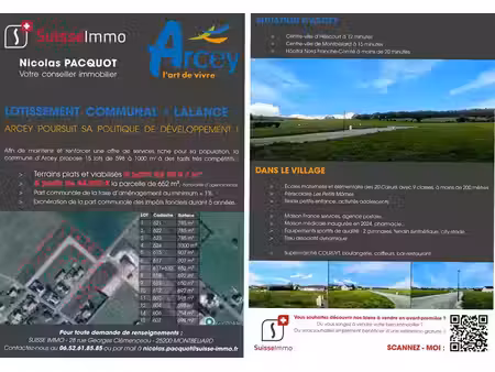 lot 14 - 53 le m2  terrain plat viabilisé de 754 m2