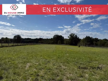 vente terrain 15271 m² à frontenac (33760)  85 000 €