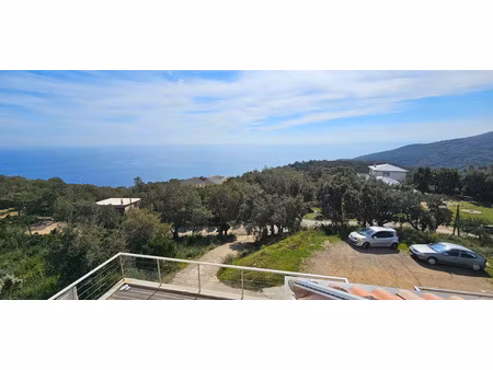 santa maria di lota (20) maison à vendre 240m² sur 1670m² de terrain - vue mer panoramique