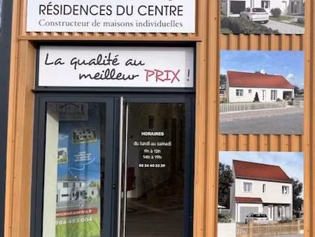 terrain avec maison neuve à vendre