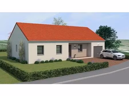 terrain avec maison neuve à vendre