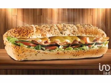 vente restauration rapide 120 m²