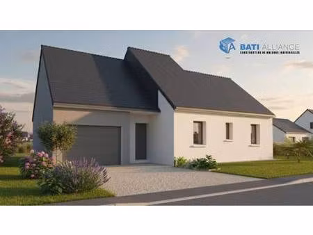 terrain avec maison neuve à vendre