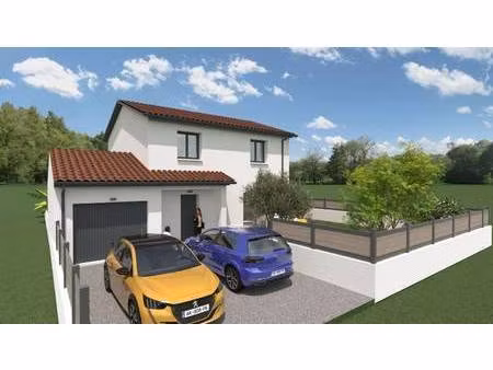 terrain avec maison neuve à vendre