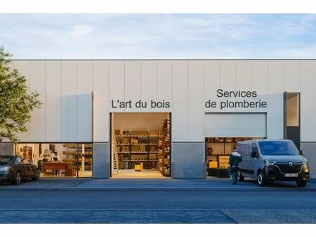 unité pme neuve casco : 216 m² au sol + poss. mezzanine