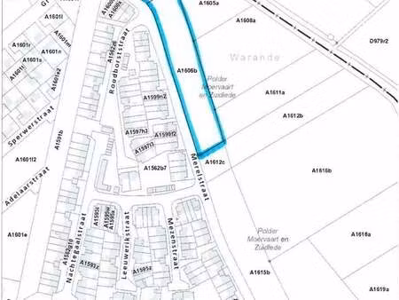 terrain à vendre à wachtebeke € 85.000 (le9t2) - kompas notarissen | zimmo