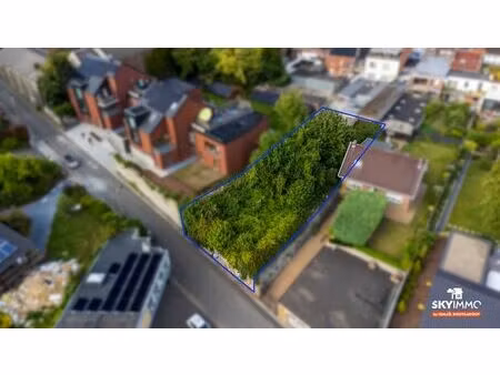 terrain de 430m2 - huy - permis 4 appartements