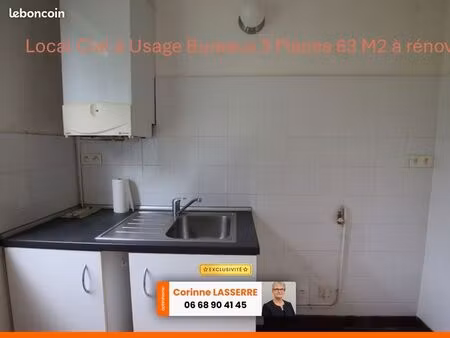 local bureaux 63 m²