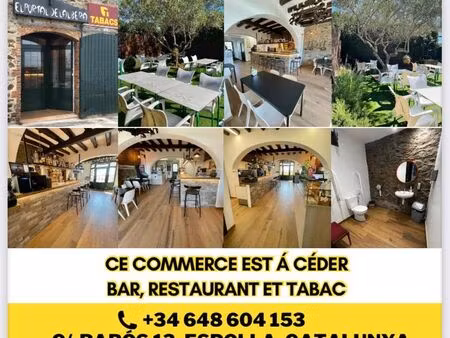 vends fond de commerce à espolla
