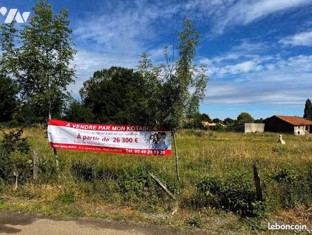 terrain 1555 m² aigonnay