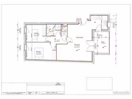 appartement 3 pièces 65 m²