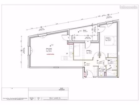 appartement 3 pièces 66 m²