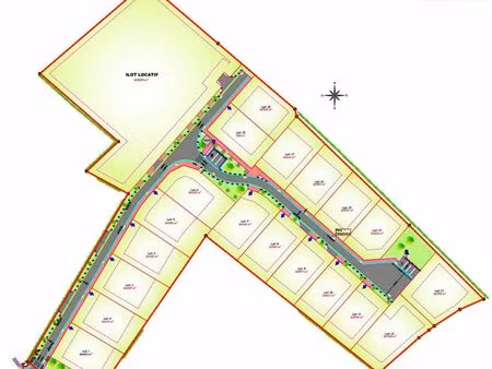 terrain 628 m² pernes